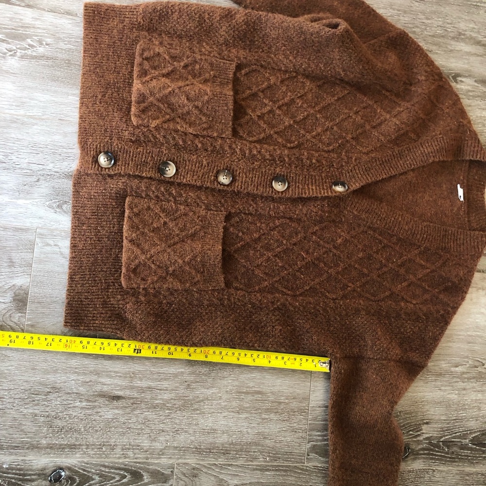Twik Par Simons Warm Brown Knit Cardigan - Picture 4 of 9
